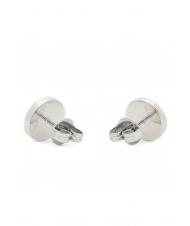 GUESS BUTTON LOGO AND CRYSTAL STUDS Ohrringe SILBER - Ohrringe - 3