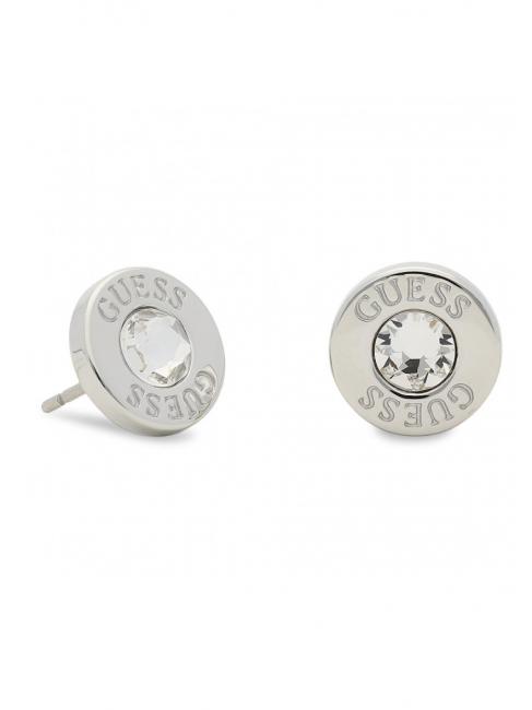 CLEAR CRYSTAL AND LOGO STUDS Ohrringe SILBER - Ohrringe