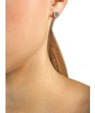 GUESS 4G LOGO CRYSTAL STUD Ohrringe SILBER - Ohrringe - 2