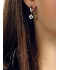 GUESS 4G CHARM AND CRYSTALS HUGGIES Ohrringe SILBER - Ohrringe - 2