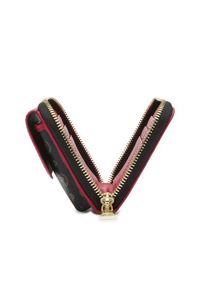 HERITAGE Gro&szlig;e Brieftasche mit Tasche schwarzer Lack - Brieftaschen Damen