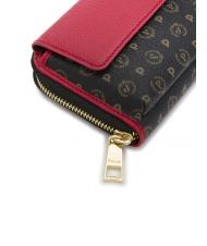 POLLINI HERITAGE Gro&szlig;e Brieftasche mit Tasche schwarzer Lack - Brieftaschen Damen - 4