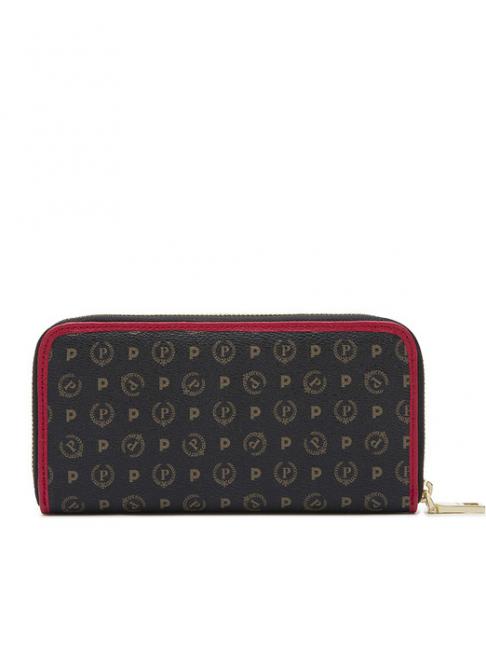 HERITAGE Gro&szlig;e Brieftasche mit Tasche schwarzer Lack - Brieftaschen Damen
