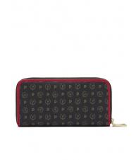 POLLINI HERITAGE Gro&szlig;e Brieftasche mit Tasche schwarzer Lack - Brieftaschen Damen - 5