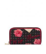 POLLINI HERITAGE MY AMOR Gro&szlig;es Portemonnaie mit Rei&szlig;verschluss Schwarz - Brieftaschen Damen - 3