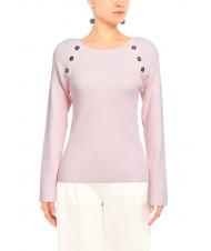 JOHN RICHMOND KHALED Pullover mit Kn&ouml;pfen rosa - Damenpullover - 2