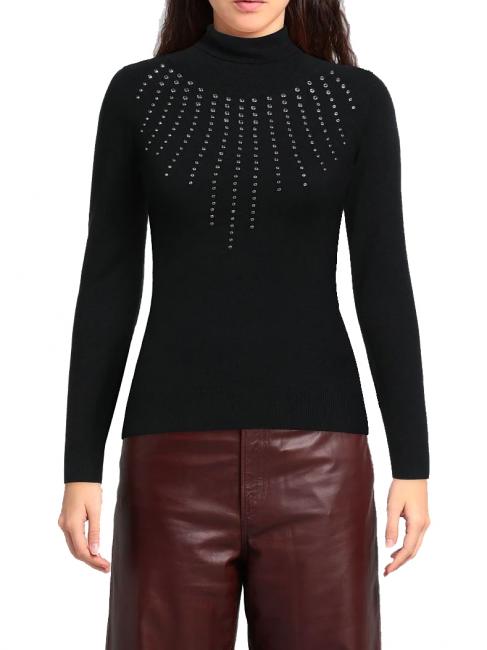 LENNON Rollkragenpulli Schwarz - Damenpullover