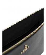 FURLA CAMELIA Clutch aus Leder Schwarz - Damentaschen - 4
