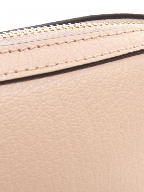 REMI Mini-Umh&auml;ngetasche aus strukturiertem Leder neues Rosa - Damentaschen