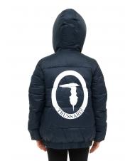 TRUSSARDI HIDETORA Kurze wattierte Jacke blau - Kinder Jacken - 2