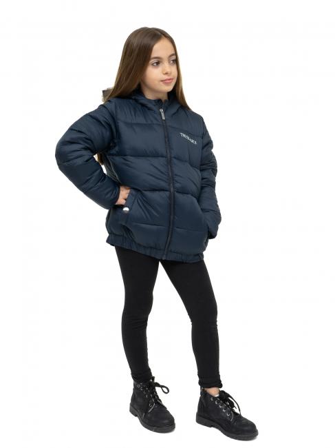 HIDETORA Kurze wattierte Jacke blau - Kinder Jacken