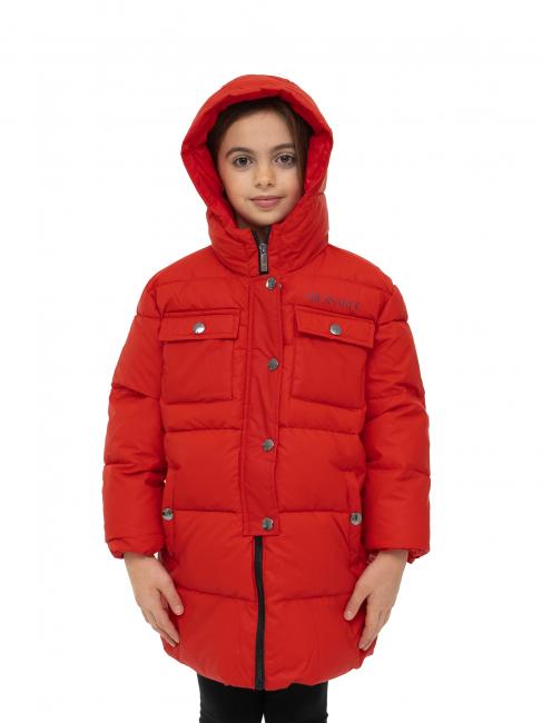 HIDEYORI Lange wattierte Jacke rot - Kinder Jacken