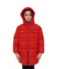 TRUSSARDI HIDEYORI Lange wattierte Jacke rot - Kinder Jacken - 3
