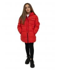 TRUSSARDI HIDEYORI Lange wattierte Jacke rot - Kinder Jacken - 5