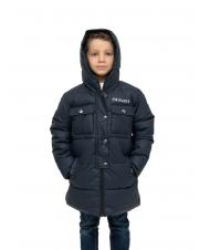 TRUSSARDI HIDEYORI Lange wattierte Jacke blau - Kinder Jacken - 3