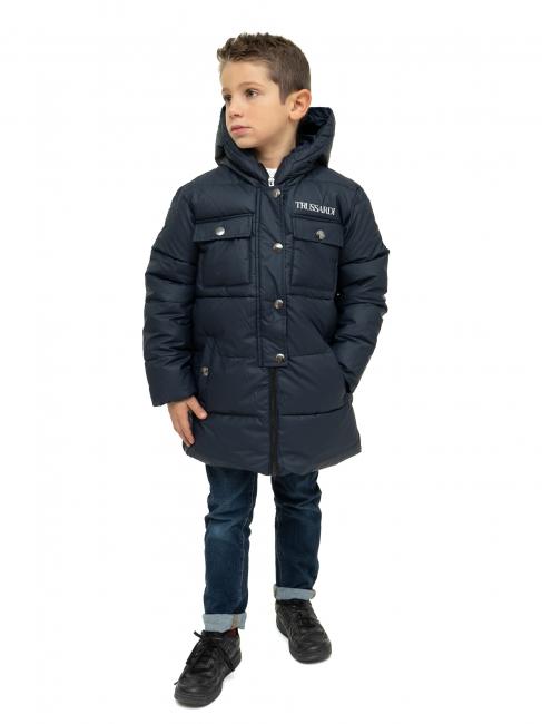 HIDEYORI Lange wattierte Jacke blau - Kinder Jacken