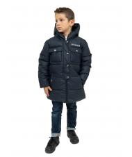 TRUSSARDI HIDEYORI Lange wattierte Jacke blau - Kinder Jacken - 6