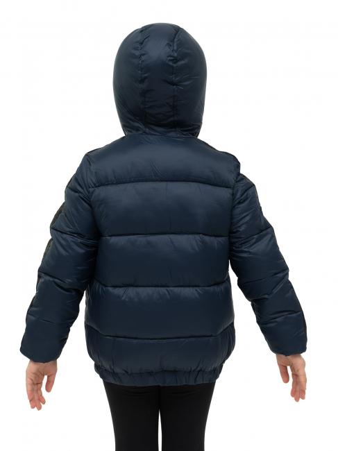 HARU Wattierte Jacke mit Kapuze blau - Kinder Jacken