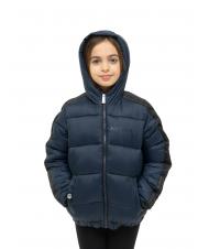 JOHN RICHMOND HARU Wattierte Jacke mit Kapuze blau - Kinder Jacken - 3
