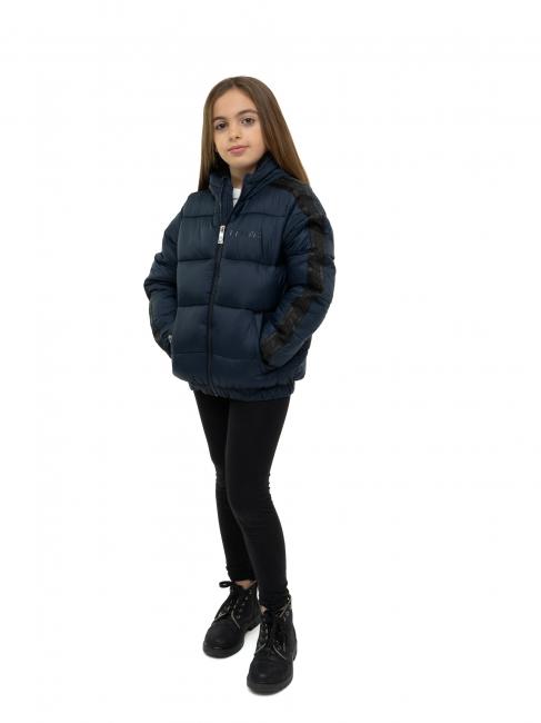HARU Wattierte Jacke mit Kapuze blau - Kinder Jacken