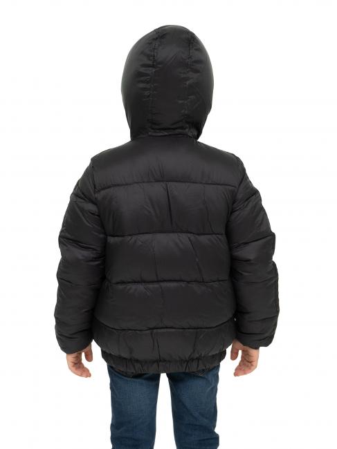 HARU Wattierte Jacke mit Kapuze Schwarz - Kinder Jacken