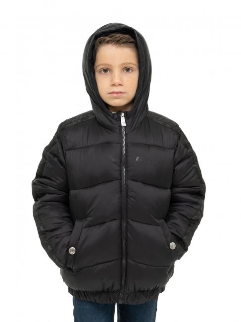 HARU Wattierte Jacke mit Kapuze Schwarz - Kinder Jacken