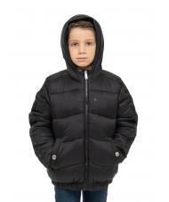 JOHN RICHMOND HARU Wattierte Jacke mit Kapuze Schwarz - Kinder Jacken - 3