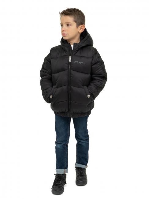 HARU Wattierte Jacke mit Kapuze Schwarz - Kinder Jacken