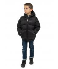 JOHN RICHMOND HARU Wattierte Jacke mit Kapuze Schwarz - Kinder Jacken - 6