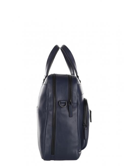 SETEBOS 15-Zoll-Laptop-Aktentasche aus Leder Blau - Arbeitstaschen