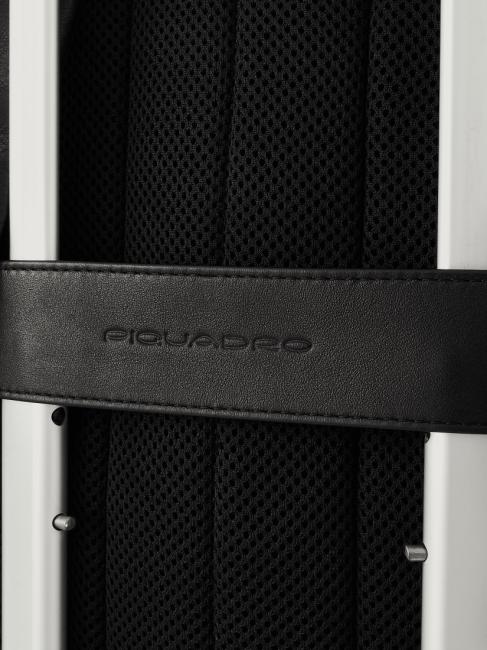 CHARLIE Laptop-Rucksack 15,6", aus Leder Schwarz - PC-Rucksäcke