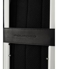 PIQUADRO CHARLIE Laptop-Rucksack 15,6", aus Leder Schwarz - PC-Rucksäcke - 7