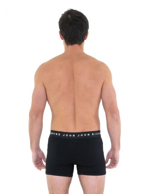 MIRKHY Set aus 3 Boxershorts mit kontrastierendem Logo Schwarz - Herrenslip