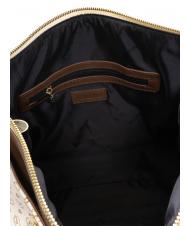 POLLINI Heritage Classic Handshopper, mit Schulterriemen elfenbein / braun - Damentaschen - 5