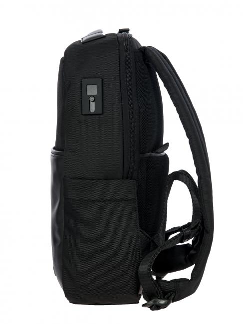 MONZA Erweiterbarer Rucksack f&uuml;r 14" PC mit USB Schwarz Schwarz - PC-Rucks&auml;cke