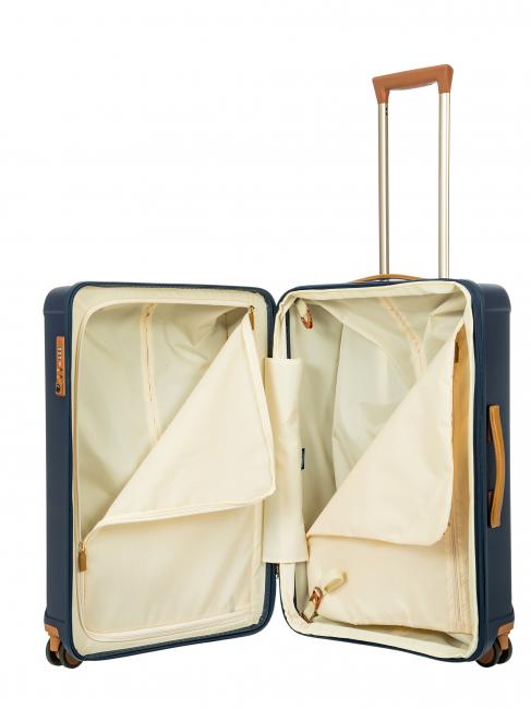 CAPRI Mittlerer Trolley mit USB-Anschluss Blau - Harte Trolleys