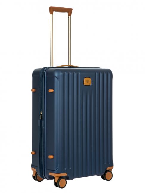 CAPRI Mittlerer Trolley mit USB-Anschluss Blau - Harte Trolleys