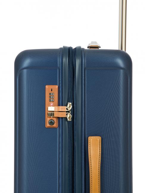 CAPRI Mittlerer Trolley mit USB-Anschluss Blau - Harte Trolleys