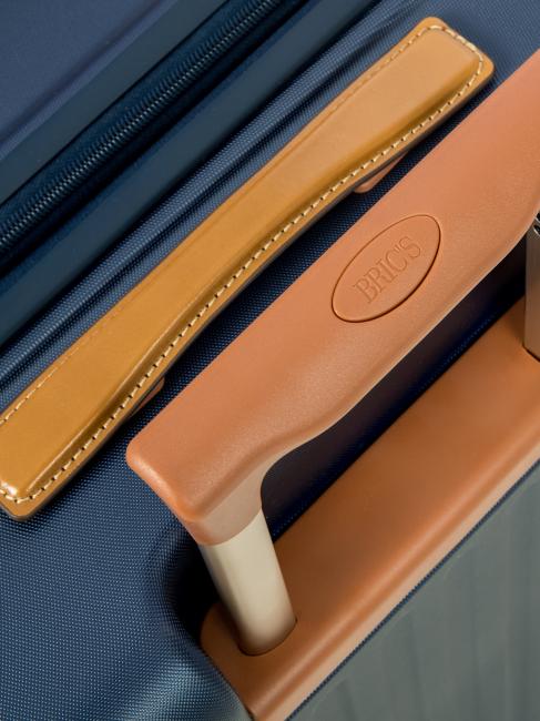 CAPRI Mittlerer Trolley mit USB-Anschluss Blau - Harte Trolleys