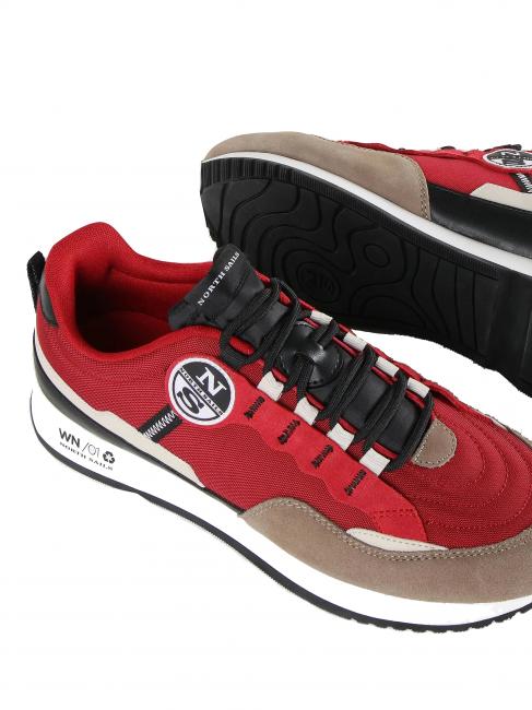 WINCH SCREEN Turnschuhe rot-hellbraun - Herrenschuhe
