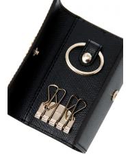 FURLA CAMELIA Schl&uuml;sseletui aus Leder Schwarz - Brieftaschen Damen - 2
