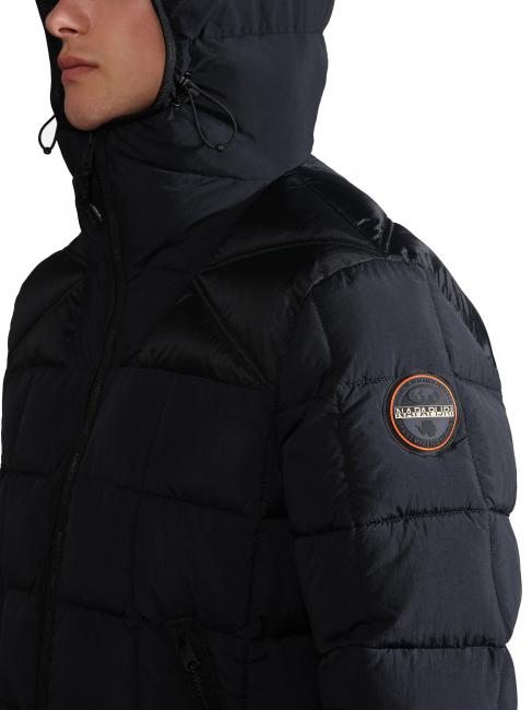 ARIEL 1 Steppjacke mit Kapuze schwarz 041 - Daunenjacken für Herren
