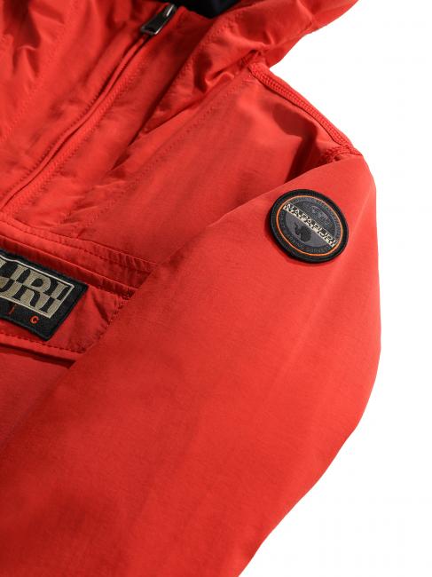 KIDS RAINFOREST WINTER Anorak-Jacke rote Mohnblumen - Kinder Jacken