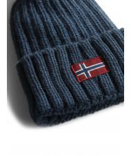 NAPAPIJRI SEMIURY W 3 M&uuml;tze mit Manschette und Bommel blaue Fahne - M&uuml;tzen/H&uuml;te - 3
