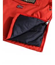 NAPAPIJRI KIDS RAINFIOREST 2 POCKET Kapuzenjacke (4-16 Jahre) rote Mohnblumen - Kinder Jacken - 6