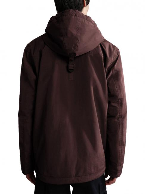 RAINFOREST WINTER 3 Wasserdichte Jacke mit Kapuze Burgunder Fudge - Herrenjacken