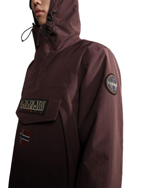 RAINFOREST WINTER 3 Wasserdichte Jacke mit Kapuze Burgunder Fudge - Herrenjacken