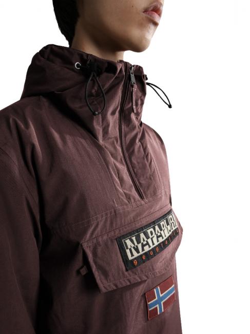 RAINFOREST WINTER 3 Wasserdichte Jacke mit Kapuze Burgunder Fudge - Herrenjacken