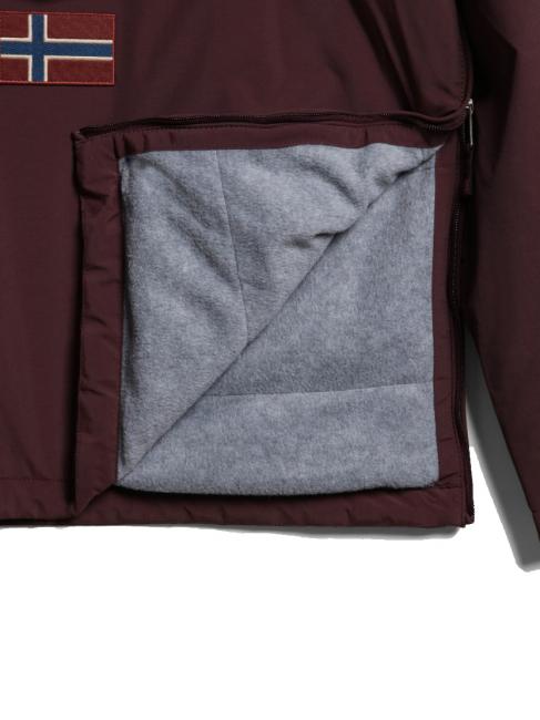 RAINFOREST WINTER 3 Wasserdichte Jacke mit Kapuze Burgunder Fudge - Herrenjacken