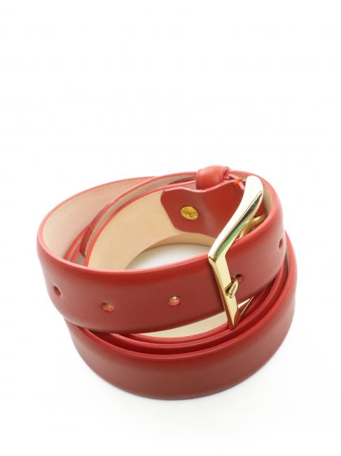 Ledergürtel liscia  Tomate - Gürtel